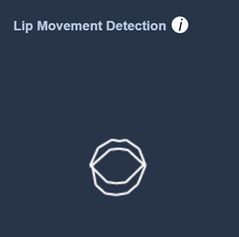Lip detection open mouth